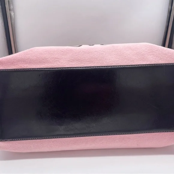💅✨🩷Vintage XL Juicy Couture Pink and Brown Y2K Bag - Picture 11 of 17